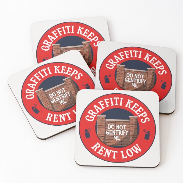 Item preview, Graffiti Keeps Rent Low designed and sold by Picket Club.