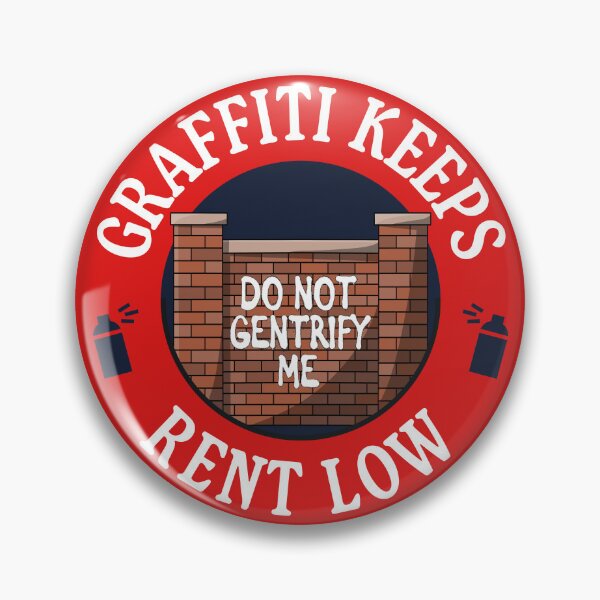 Item preview, Graffiti Keeps Rent Low designed and sold by Picket Club.