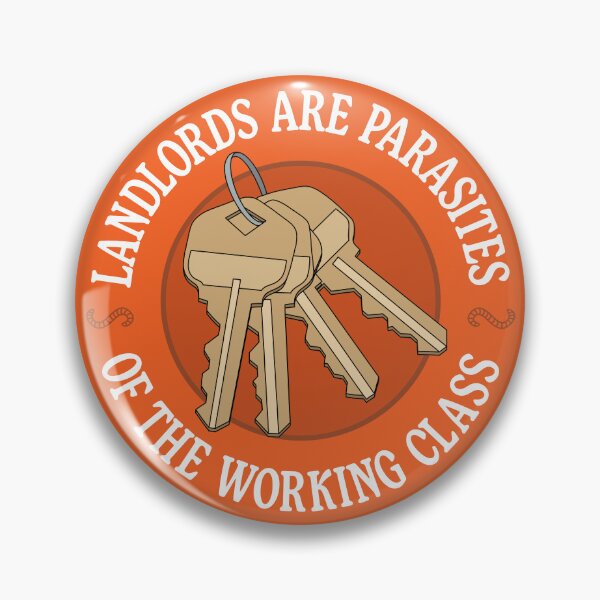 Item preview, Landlords Are Parasites Of The Working Class designed and sold by Picket Club.