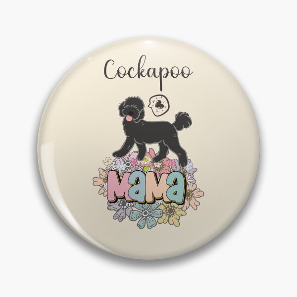Item preview, Black Cockapoo Mama - beige designed and sold by Lulupainting.