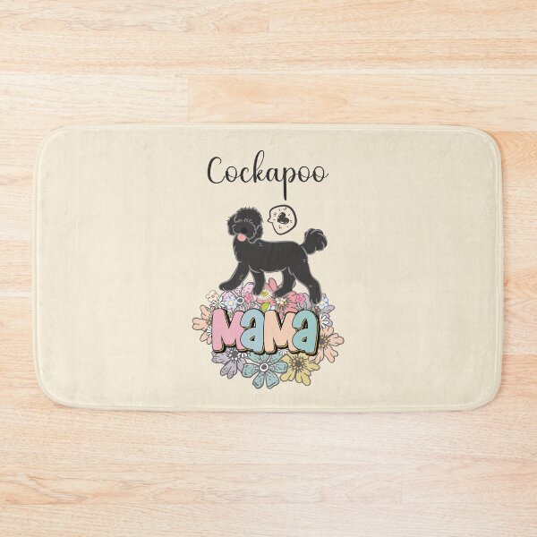 Item preview, Black Cockapoo Mama - beige designed and sold by Lulupainting.