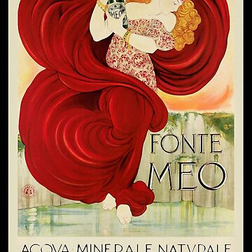 PUBLICITé EAU MINéRALE FONTE MEO - POSTER HQ 50x70cm d'une AFFICHE