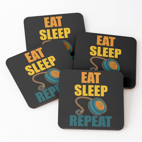 Item preview, Eat Sleep Yo-Yo Repeat - Yoyo Master Player Vintage Toy Game designed and sold by Design_for_merch.