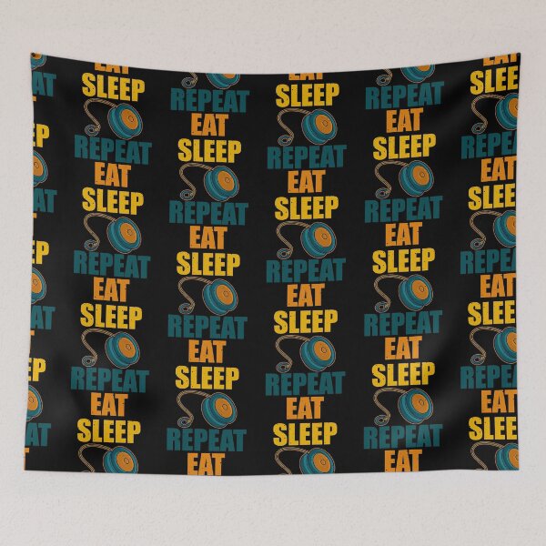 Item preview, Eat Sleep Yo-Yo Repeat - Yoyo Master Player Vintage Toy Game designed and sold by Design_for_merch.