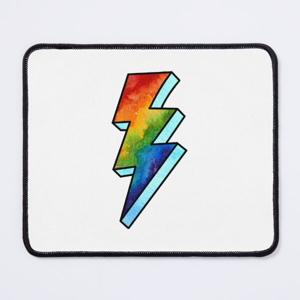 Item preview, Rainbow Lightning Bolt designed and sold by Colorcore.