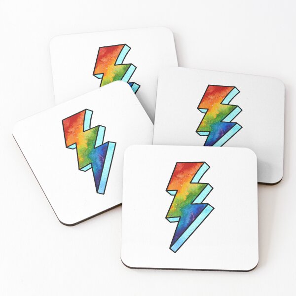 Item preview, Rainbow Lightning Bolt designed and sold by Colorcore.