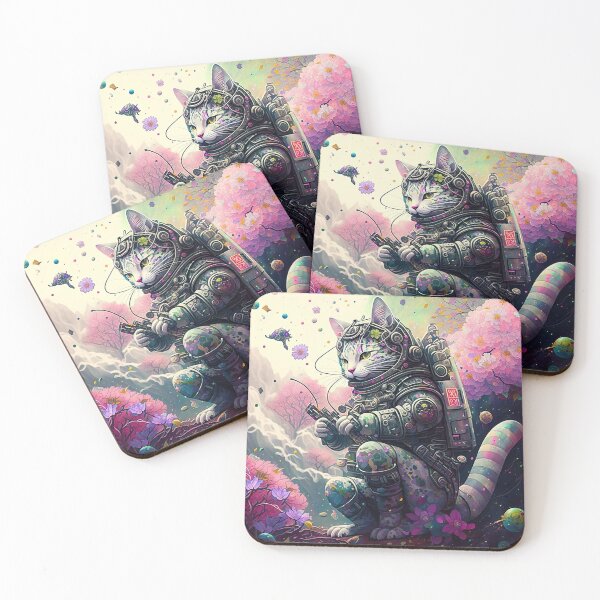 Item preview, Color Planet catstronaut designed and sold by MANGA Crusade.