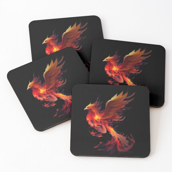 Item preview, Red Phoenix Rising designed and sold by BadAttitudeTees.