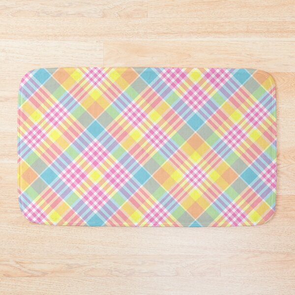 Item preview, spring easter rainbow pastel bright plaid designed and sold by MGuyerArt.