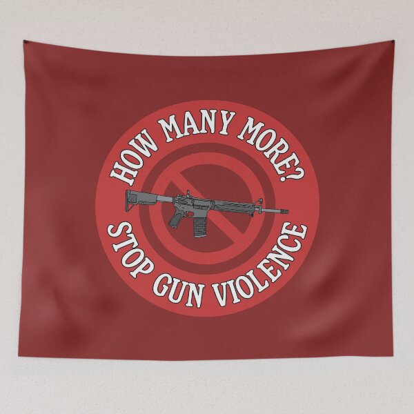 Item preview, How Many More? Stop Gun Violence designed and sold by Picket Club.