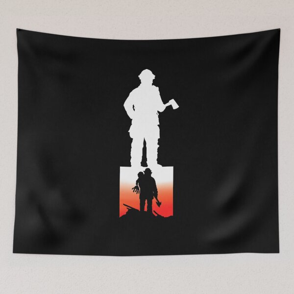 Item preview, Firefighter Silhouette Art designed and sold by Artsilhouette.