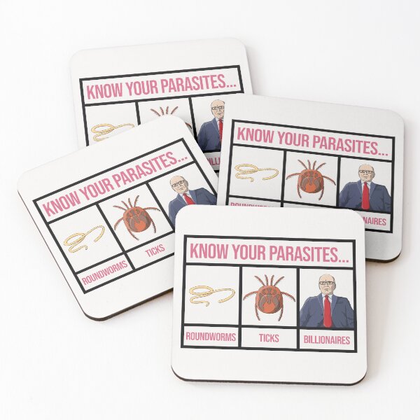 Item preview, Know Your Parasites - Anti Billionaire designed and sold by Picket Club.