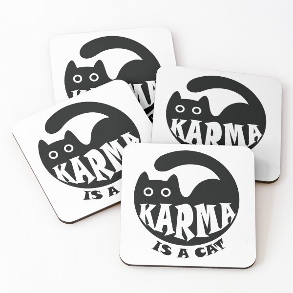 Item preview, Karma is a Cat Midnights Taylor Swift designed and sold by holycowdesigns.