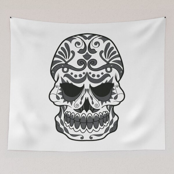 Item preview, Sugar BW Skull    designed and sold by hyunyoung17.