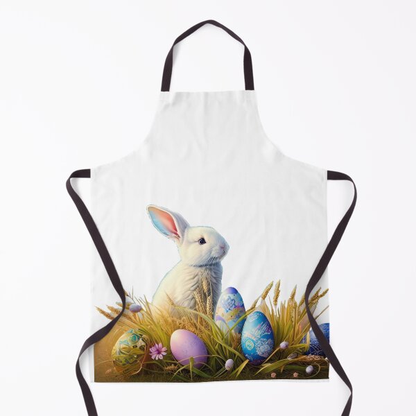 Item preview, Colorful Festive Easter Eggs Easter Bunny Spring Flowers Version 63 designed and sold by DreamingAwake1.