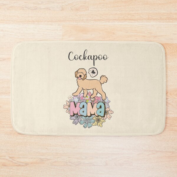 Item preview, Apricot Cream Golden Cockapoo Mama - beige designed and sold by Lulupainting.