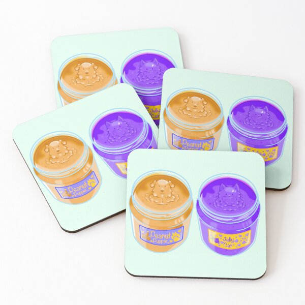 Item preview, Peanut Pupper and Grape Jelly Cat Jars  designed and sold by Meo7643.