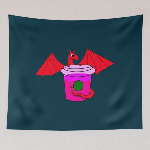 Item preview, Dragon Drink with Red Dragon  designed and sold by hyunyoung17.