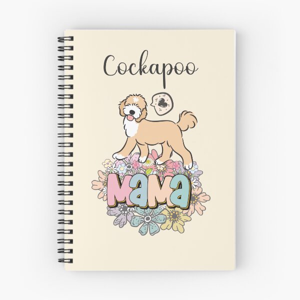 Item preview, White and Apricot Cream Golden Cockapoo Mama 1 - beige designed and sold by Lulupainting.