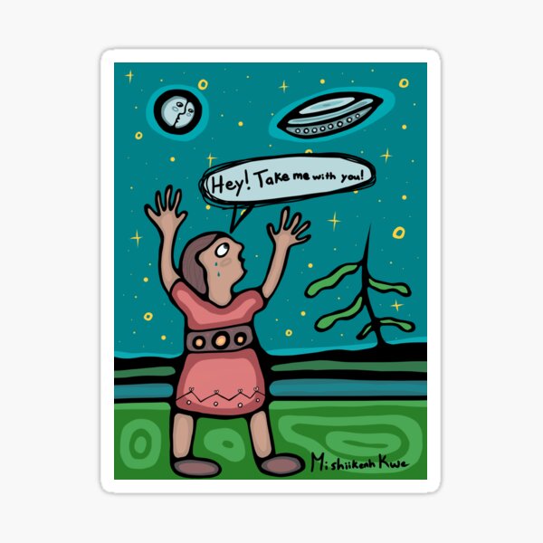 Take me with you! Sticker