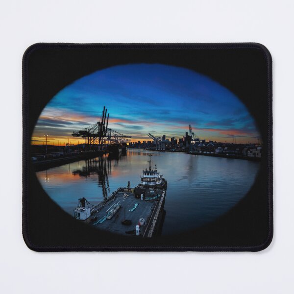 Item preview, Sunset in the Port of Seattle designed and sold by Jason Mosley.