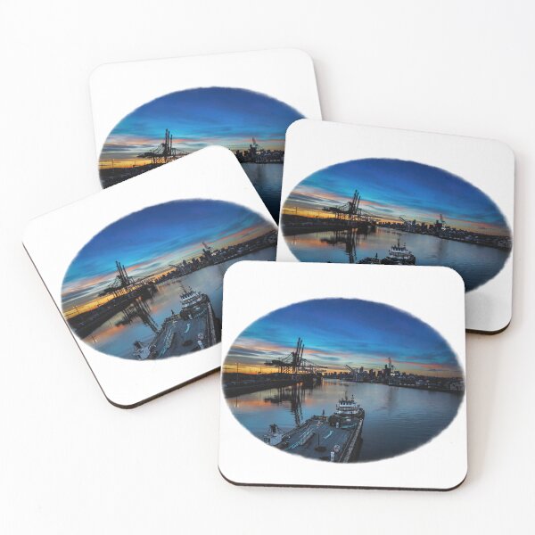 Item preview, Sunset in the Port of Seattle designed and sold by Jason Mosley.