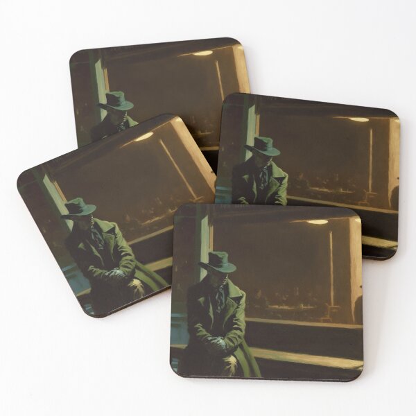 Item preview, Lawman outside the saloon, vintage art designed and sold by Lonesomefolk.