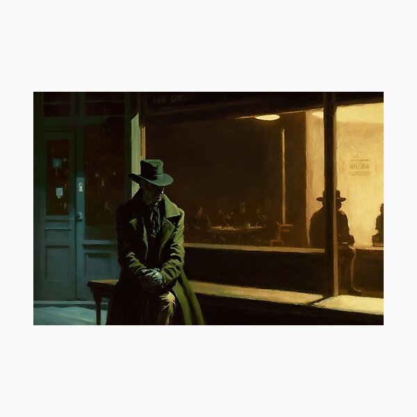 Item preview, Lawman outside the saloon, vintage art designed and sold by Lonesomefolk.