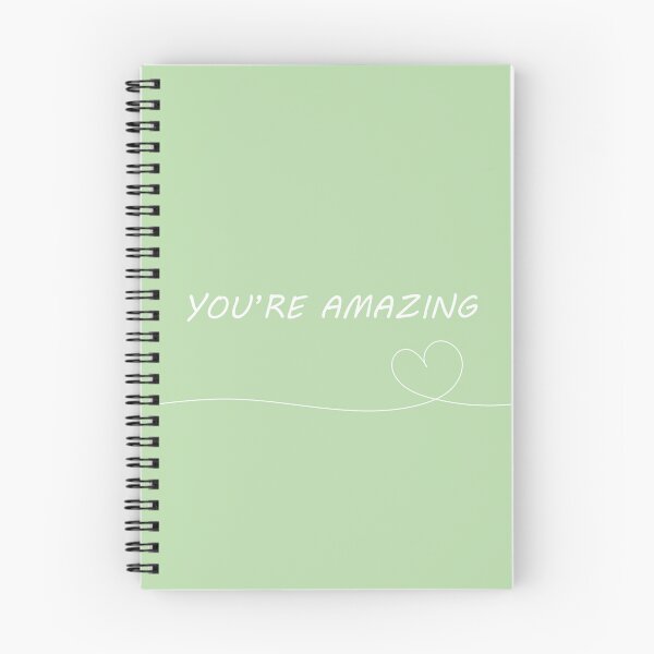 Item preview, Cute "You're amazing" Green Aesthetic designed and sold by GoodJobLola.