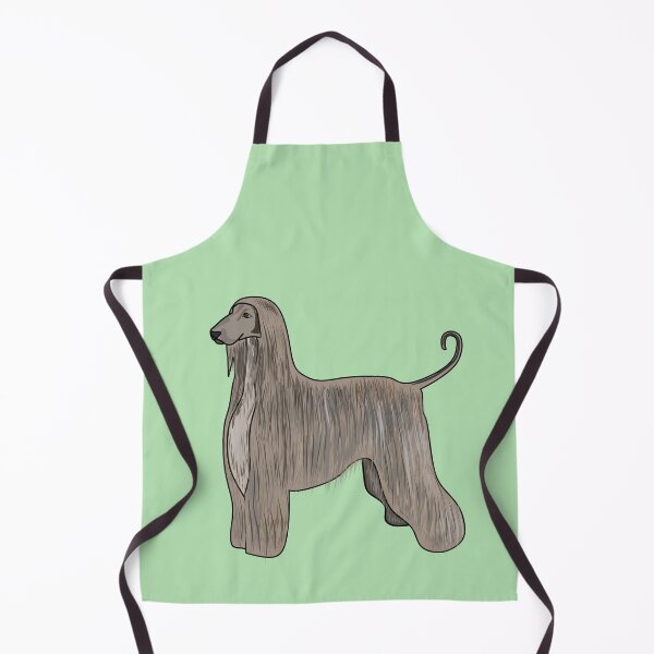 Item preview, Afghan hound dog cartoon illustration designed and sold by Misscartoon.