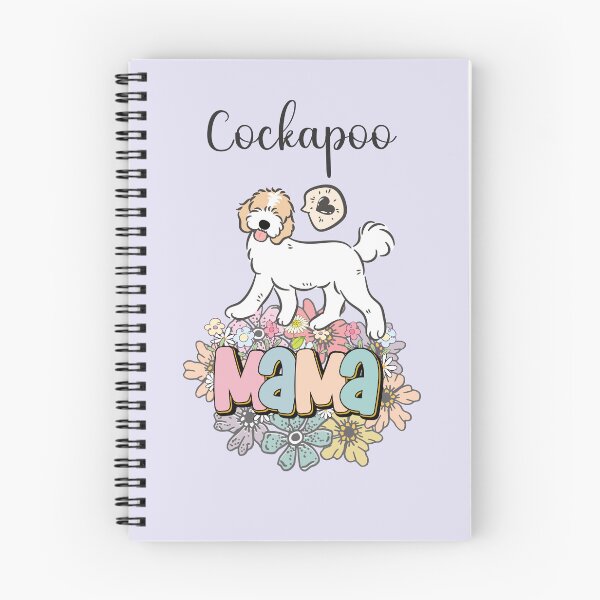 Item preview, White and Apricot Cream Golden Cockapoo Mama 5 - beige designed and sold by Lulupainting.