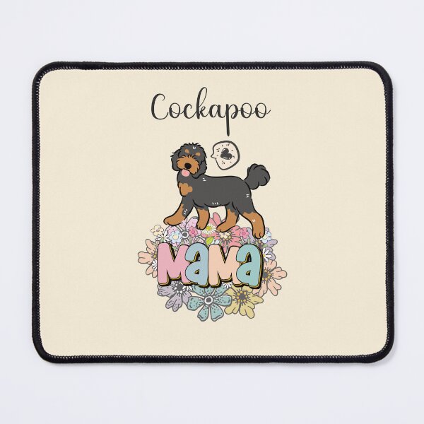 Item preview, Tan and Black Cockapoo Mama - beige designed and sold by Lulupainting.