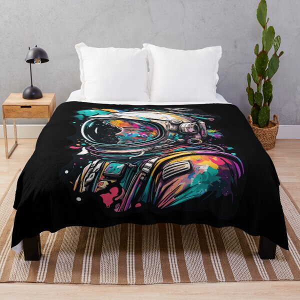Item preview, Astronaut in Space Colorful Vibrant Psychedelic designed and sold by k3rstman1.
