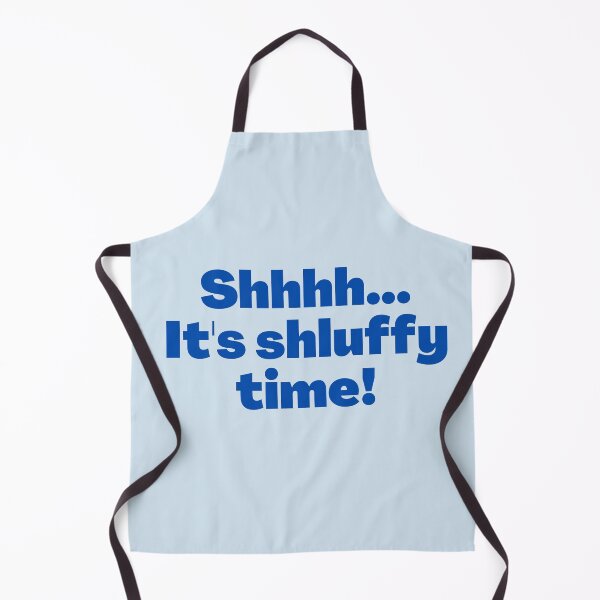 Item preview, Yiddish Saying Shhhh It's Shluffy Time blue designed and sold by NJGDesigns.