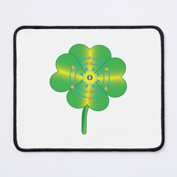 Item preview, 8 - O - Oxygen: Four Leaf Green Clover designed and sold by Storistir.