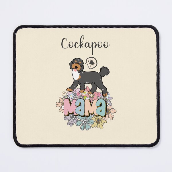 Item preview, Tricolor Cockapoo Mama - beige designed and sold by Lulupainting.