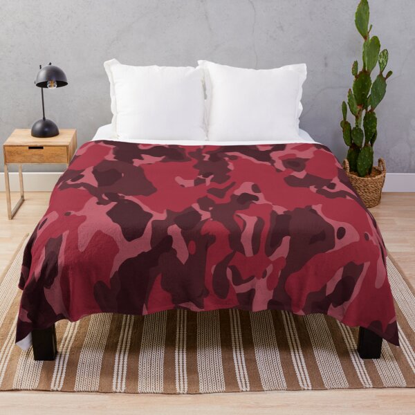 Item preview, Red Pink Brown Camouflage Pattern designed and sold by TheCatmeow2000.
