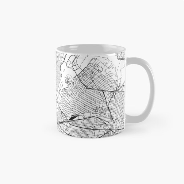 Item preview, New York White Map designed and sold by multiplicitymap.