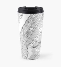 New York Weiße Karte Thermobecher