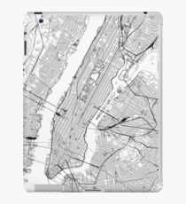 New York Weiße Karte iPad-Hülle & Skin