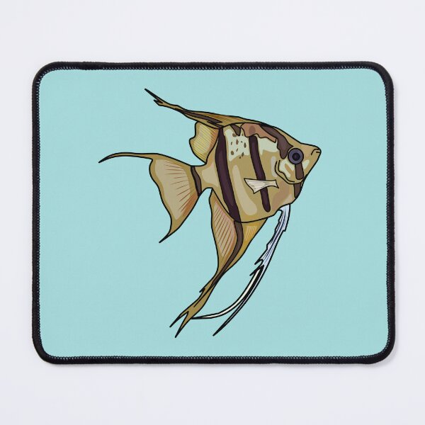 Item preview, Angelfish cartoon illustration designed and sold by Misscartoon.