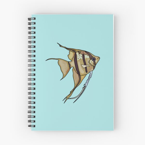 Item preview, Angelfish cartoon illustration designed and sold by Misscartoon.