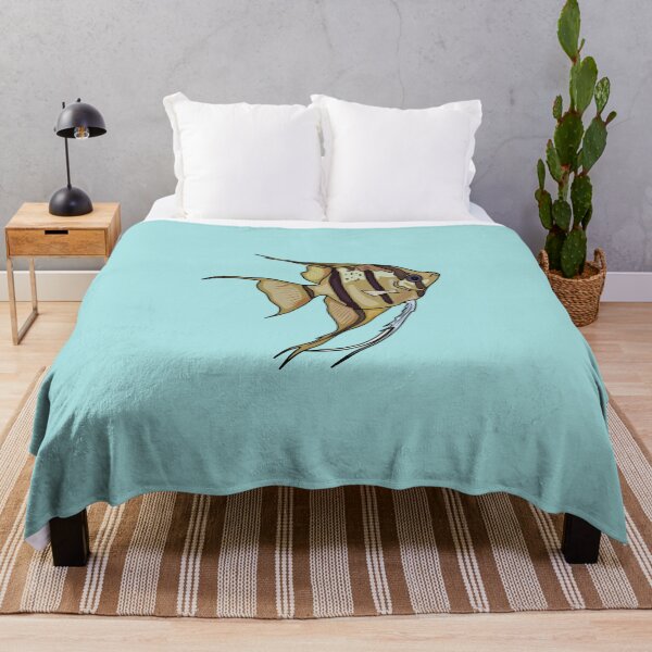 Item preview, Angelfish cartoon illustration designed and sold by Misscartoon.