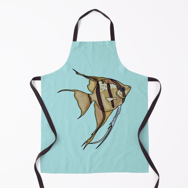 Item preview, Angelfish cartoon illustration designed and sold by Misscartoon.