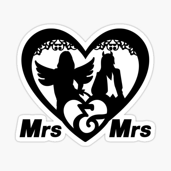 Item preview, Lesbian Wedding T Shirt Party, Mrs and Mrs Themed Wedding, Same Sex Wedding T-Shirts, Lesbian Couple, Bachelor Party Gift, Perfect Lesbian T Shirt designed and sold by sixday 7day.