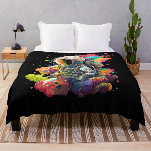 Item preview, Astronaut in Space Colorful Vibrant Psychedelic designed and sold by k3rstman1.