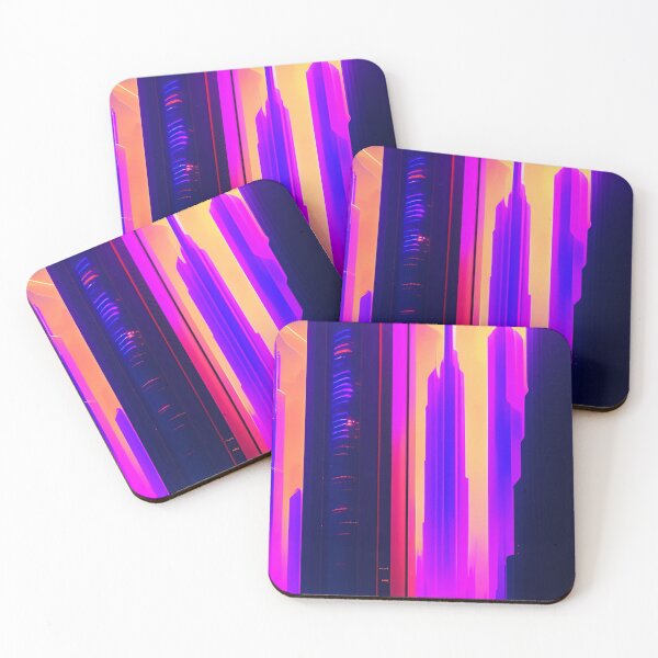 Item preview, Futuristic cyberpunk city sunset designed and sold by Jufera.