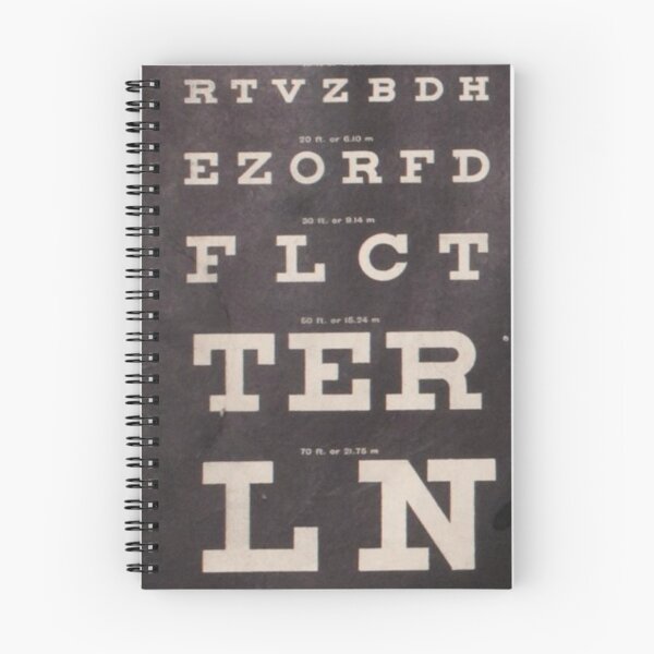 Item preview, Antique Eye Chart designed and sold by BlueSpecsStudio.