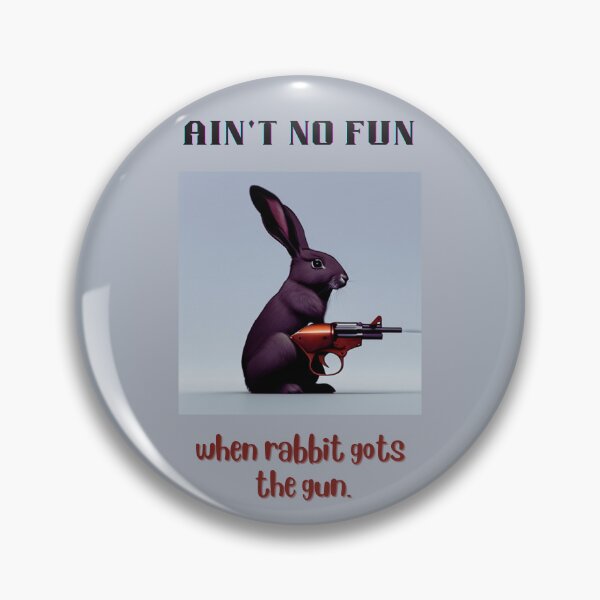 Item preview, Rabbit Got The Gun designed and sold by lifeinspired4u.
