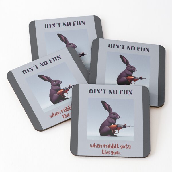 Item preview, Rabbit Got The Gun designed and sold by lifeinspired4u.